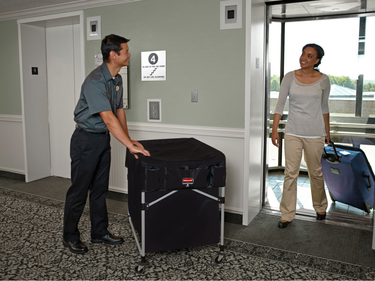 Rubbermaid Couverture X-Cart pour chariot pour linge ZOOM