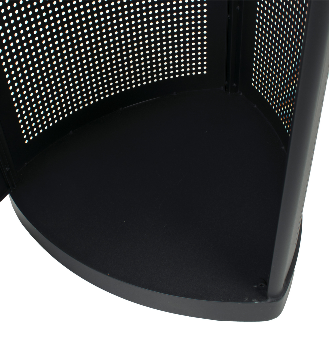 Poubelle avec toit de protection, 60 l, noir ZOOM