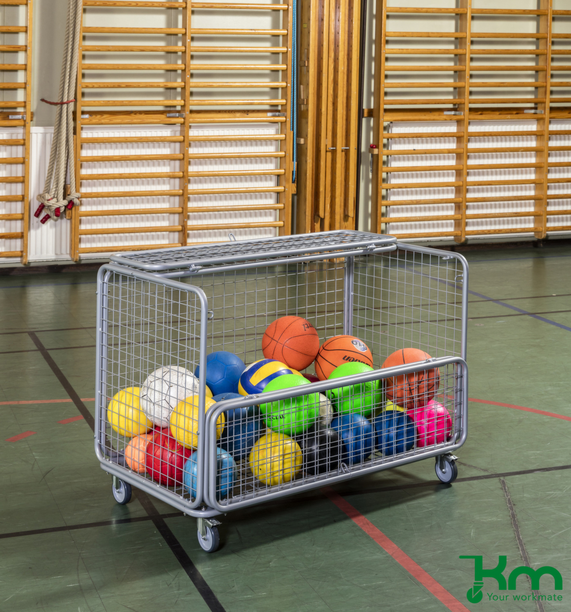 Kongamek Fourgon de livraison de type boîte, force 150 kg, plateau longueur x largeur 1180 x 662 mm ZOOM