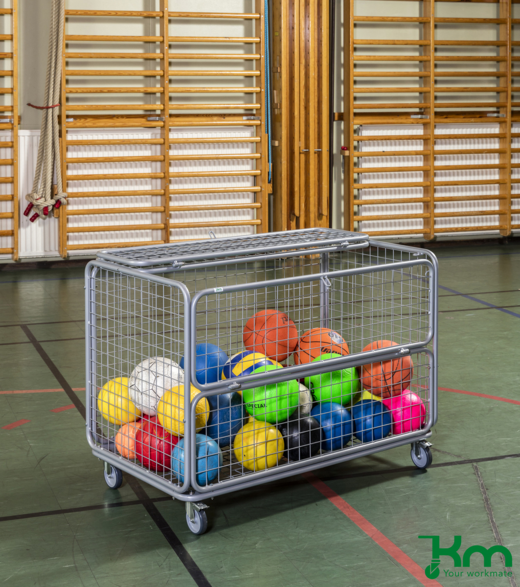 Kongamek Fourgon de livraison de type boîte, force 150 kg, plateau longueur x largeur 1180 x 662 mm ZOOM