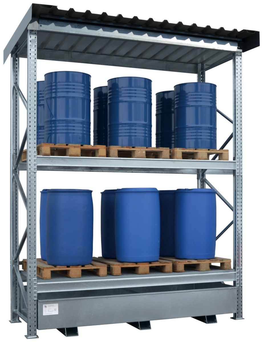 Lacont rayonnage à palettes pour produits dangereux en acier  ZOOM
