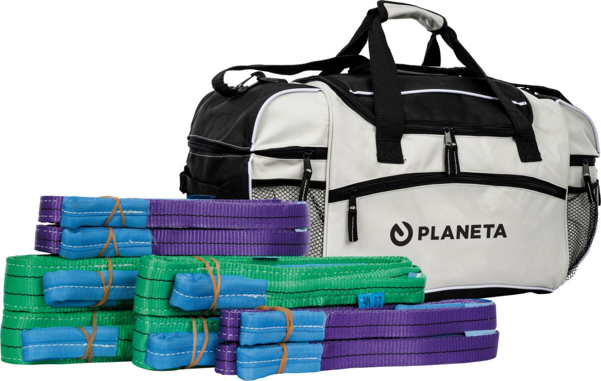 Sangle de levage set 9 pcs. avec sac