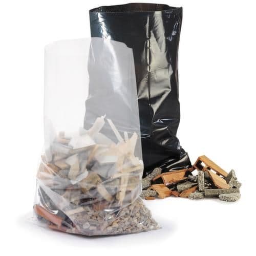 Restmüll im Müllsack mit gemischten Abfällen