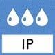 Symbol für Staub- und Spritzwasserschutz nach IP-Schutzklasse